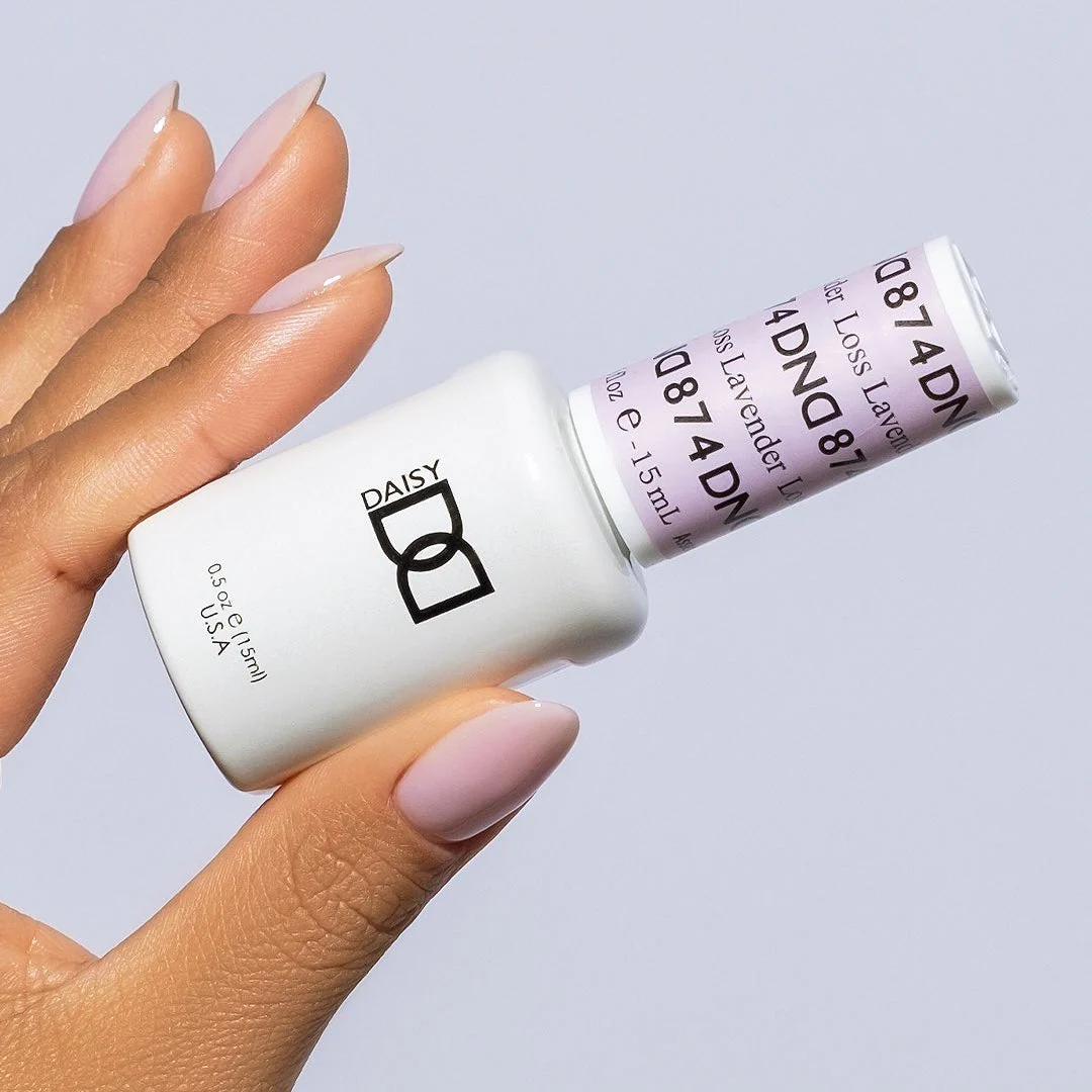 DND Gel & Lacquer Duo - Loss Lavender #874 - Image 2