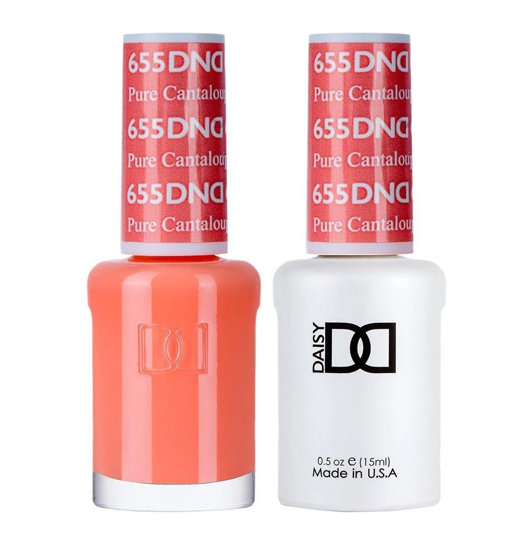 DND Gel Nail Polish Duo - 655 Orange Colors - Pure Cataloupe