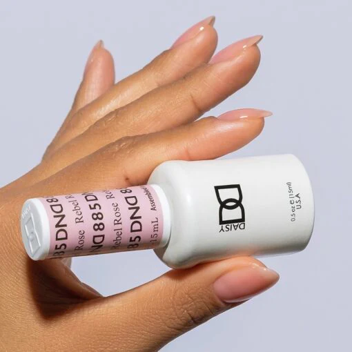 DND Gel Nail Polish Duo - 885 Rebel Rose - Image 3