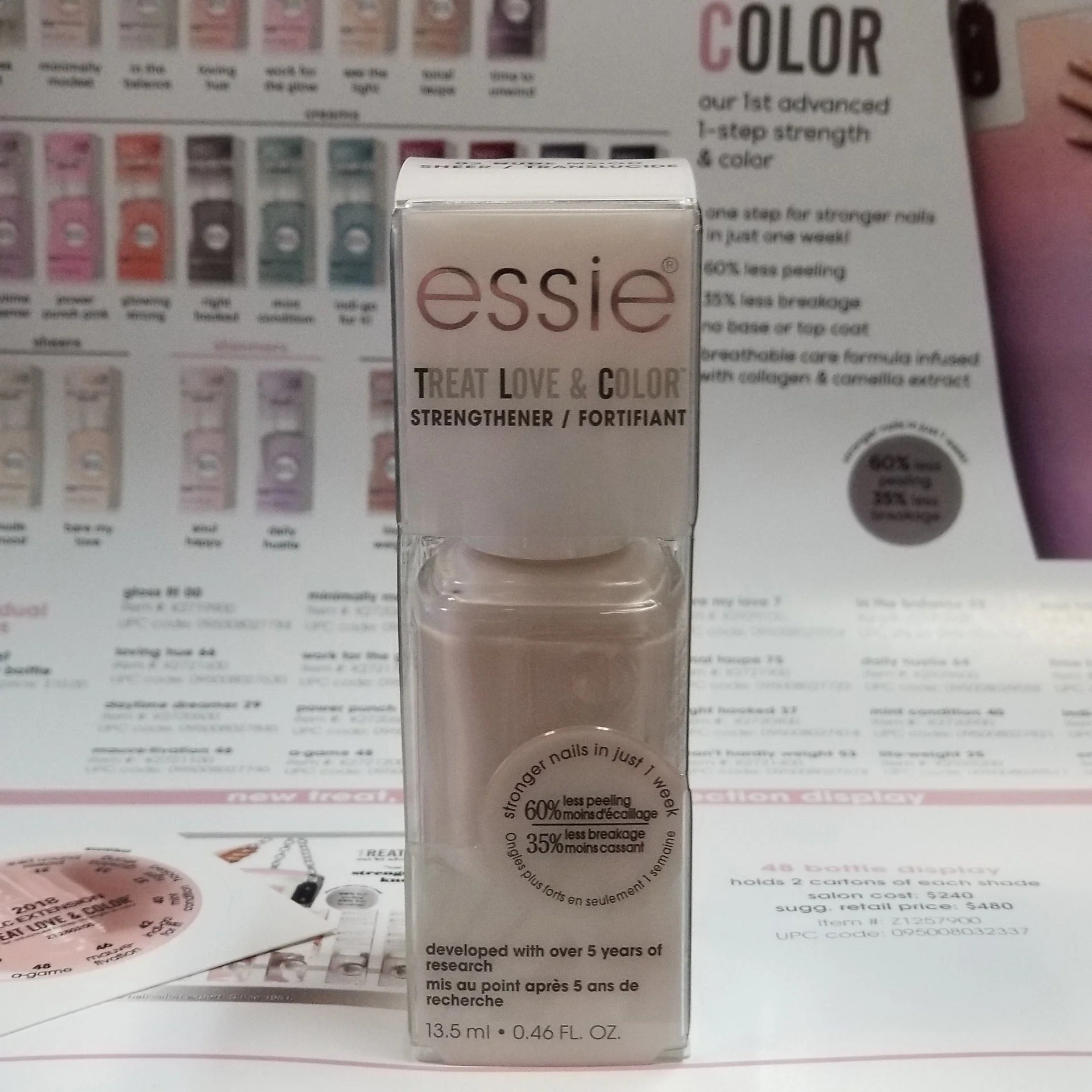 Essie Treat Love Color - 03 Nude mood sheer .46 FL. OZ - Image 2