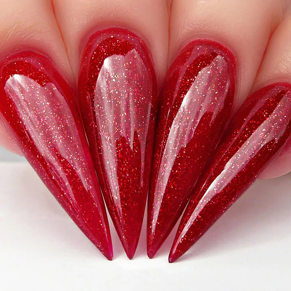 Kiara Sky Gel Nail Polish Duo - 480 Red Colors - Let Get Rediculous - Image 3