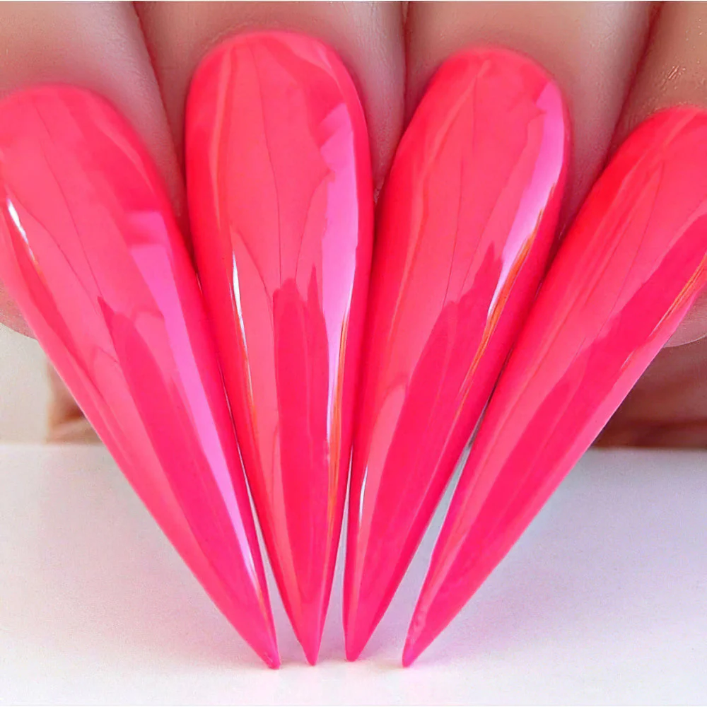 Kiara Sky Gel Nail Polish Duo - 563 Pink Neon Colors - Cherry On Top - Image 3
