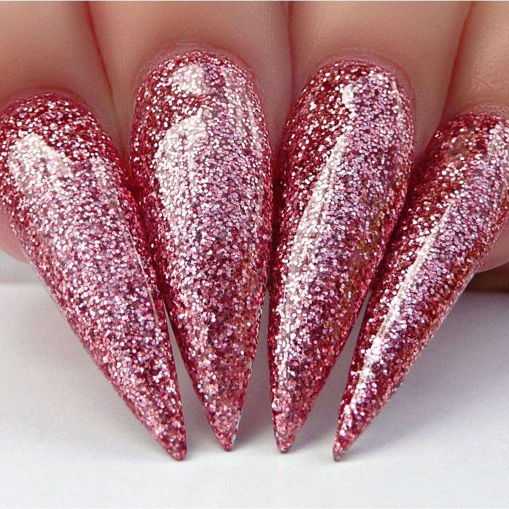 Kiara Sky Gel Nail Polish Duo - 585 Glitter Pink Colors - Route 66 - Image 3