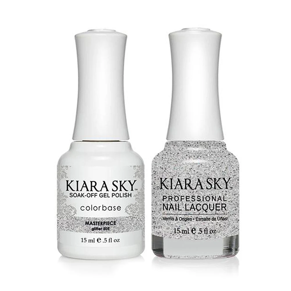 KIARASKY Holiday Gift Bundle: 4 Gel & Lacquer, 1 Base Gel, 1 Top Gel - 555, 505, 554, 551 - Image 2