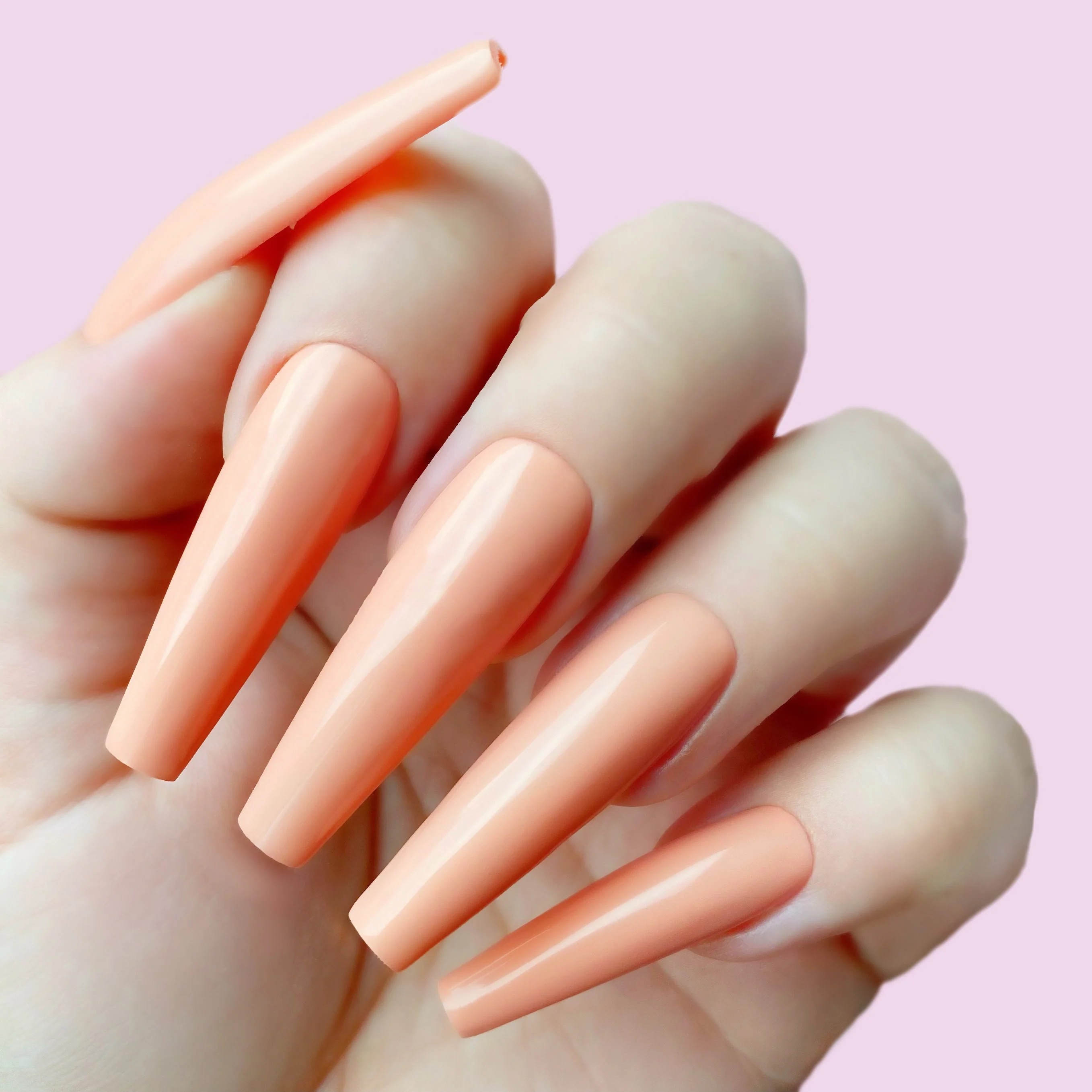 Kiara Sky Nail Lacquer - Peach Bum - Image 2