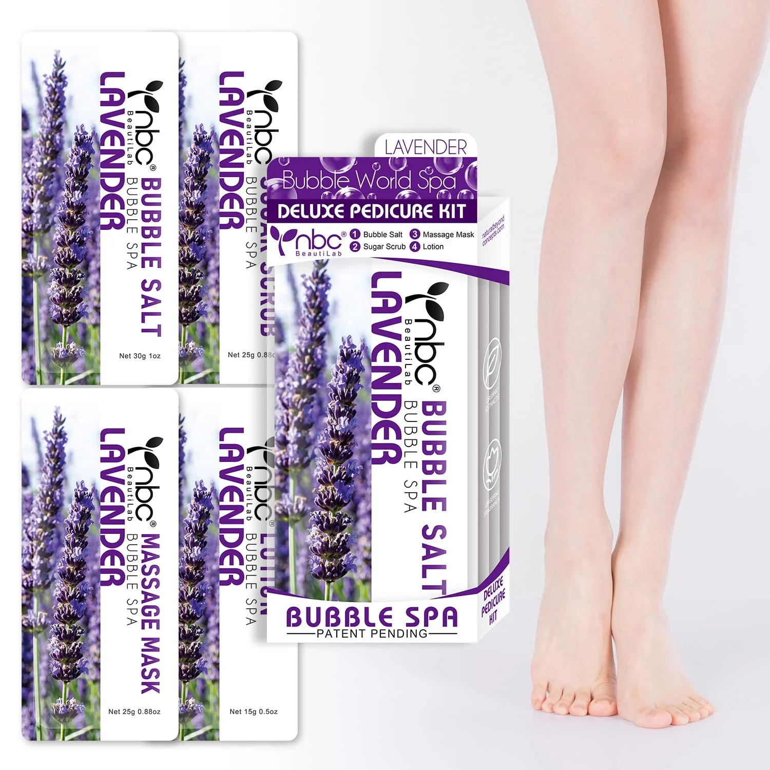 NBC Lavender - 4 Step Pedicure kit - Image 2