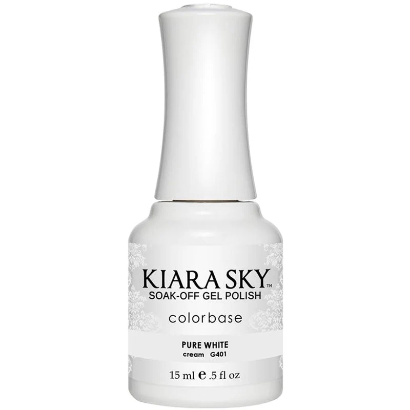 Kiara Sky Gel Polish - PURE WHITE