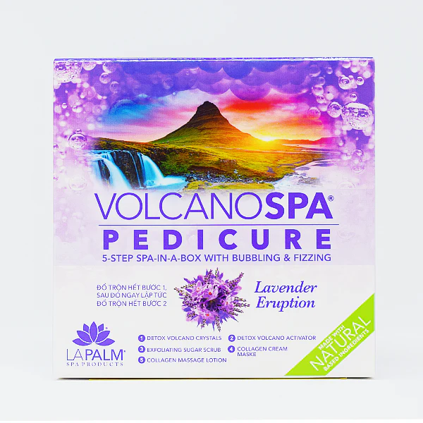 Volcano Spa Pedicure Kit - Lavender Eruption Case of 36 by LaPalm - Image 3