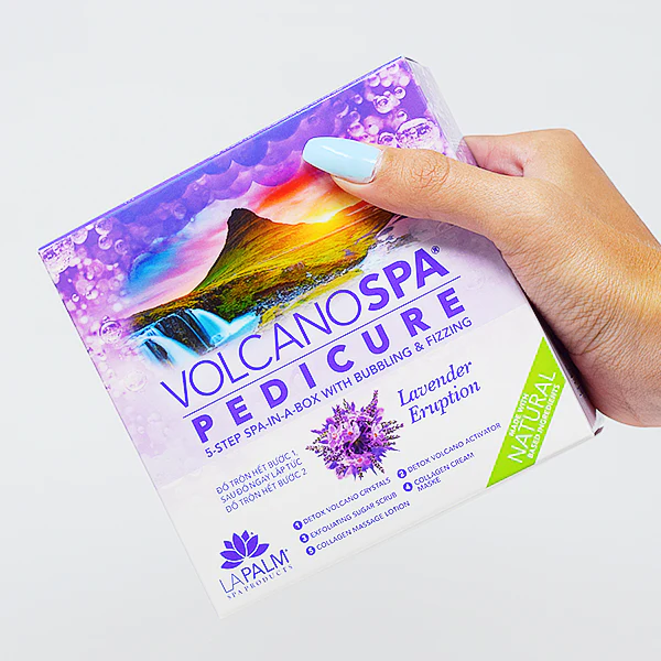 Volcano Spa Pedicure Kit - Lavender Eruption Case of 36 by LaPalm - Image 5
