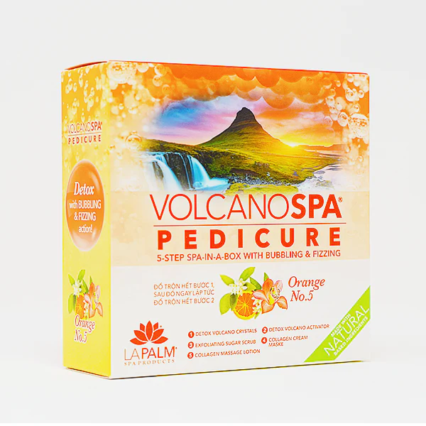 Volcano Spa Pedicure Kit - Orange No. 5 Case of 36 by LaPalm - Image 2