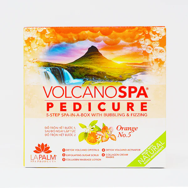 Volcano Spa Pedicure Kit - Orange No. 5 Case of 36 by LaPalm - Image 3