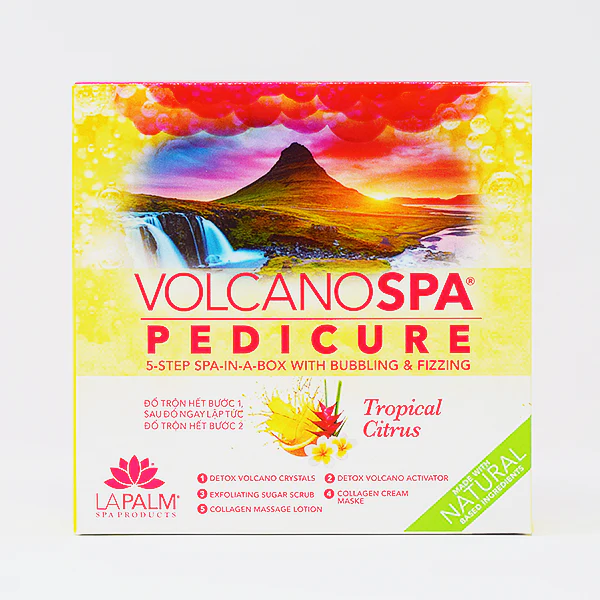 Volcano Spa Pedicure Kit - Tropical Citrus Case of 36 by LaPalm - Image 3