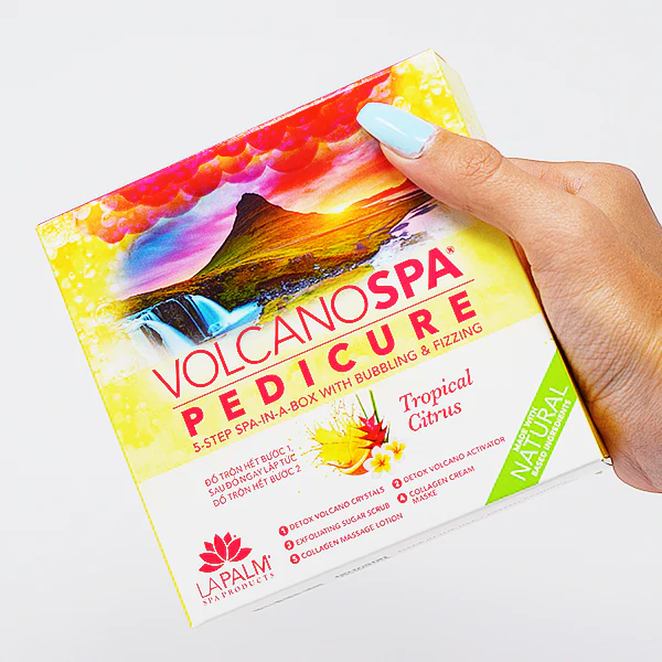 Volcano Spa Pedicure Kit - Tropical Citrus Case of 36 by LaPalm - Image 5